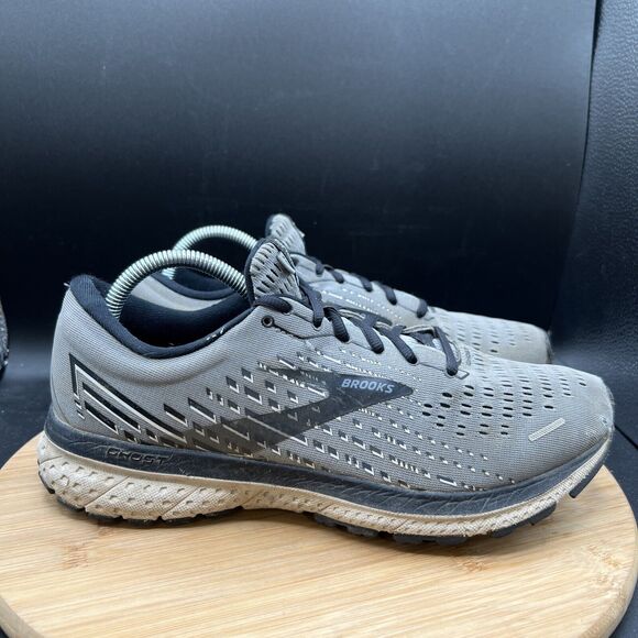Brooks Ghost 13 Mens Size 10 Gray Athletic Running Shoes Sneakers - Picture 3 of 8